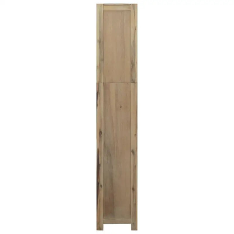 Boekenkast van massief acaciahout met geborstelde afwerking - 1 / 170 cm - Boekenkasten