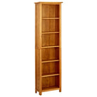 Boekenkast van massief eikenhout met rustieke charme - 52 x 22 x 180 cm / 1 - Boekenkasten