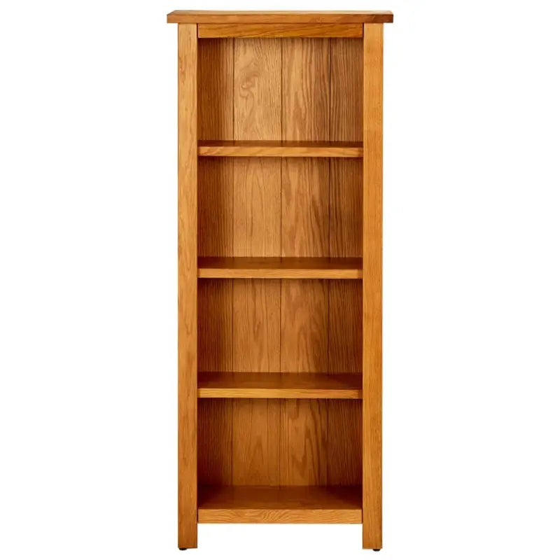 Boekenkast van massief eikenhout met rustieke charme - Boekenkasten