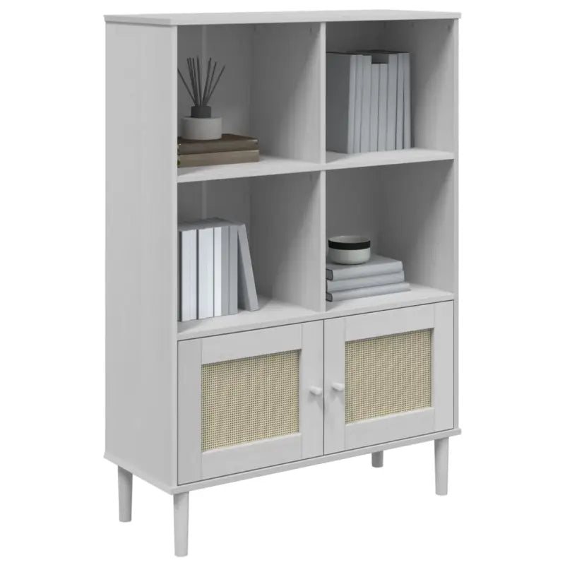 Boekenkast van massief grenenhout met decoratieve uitstraling - Boekenkasten