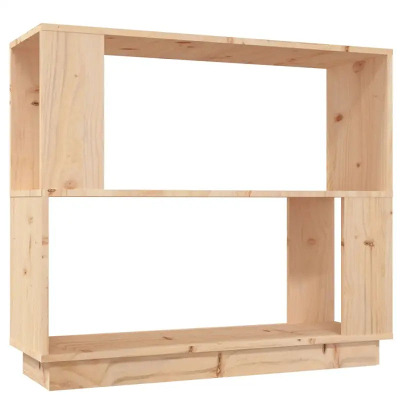 Boekenkast van massief grenenhout voor decoratie en opbergruimte - Naturel / 1 - Boekenkasten