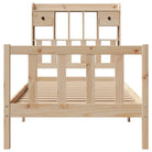Boekenkastbed in massief grenenhout met grote totale afmetingen - Bedden & bedframes