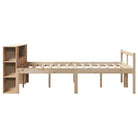 Boekenkastbed in massief grenenhout met ideale totale afmetingen - Bedden & bedframes