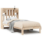 Boekenkastbed in massief grenenhout met optimale totale afmetingen - Bedden & bedframes