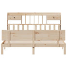 Boekenkastbed in massief grenenhout met perfecte totale afmetingen - Bedden & bedframes
