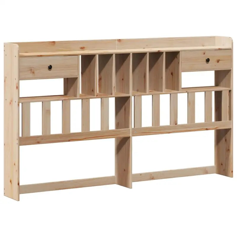Boekenkastbed in massief grenenhout met perfecte totale afmetingen - Bedden & bedframes