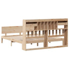 Boekenkastbed in massief grenenhout met perfecte totale afmetingen - Bedden & bedframes