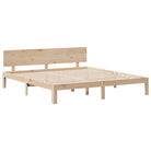 Boekenkastbed in massief grenenhout met perfecte totale afmetingen - Bedden & bedframes