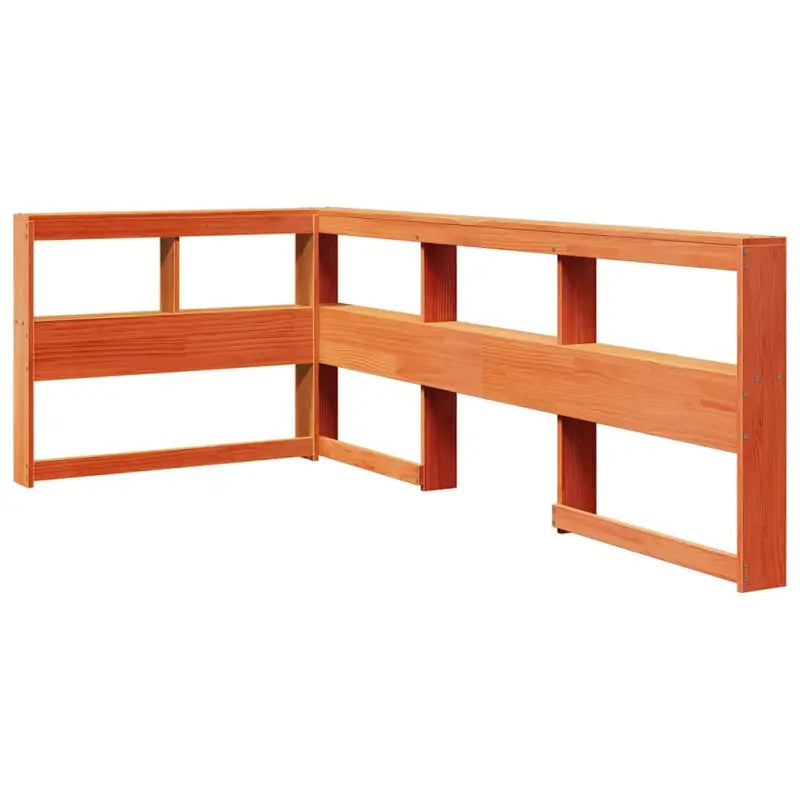Boekenkastbed in massief grenenhout met uitgebreide totale afmetingen - Bedden & bedframes