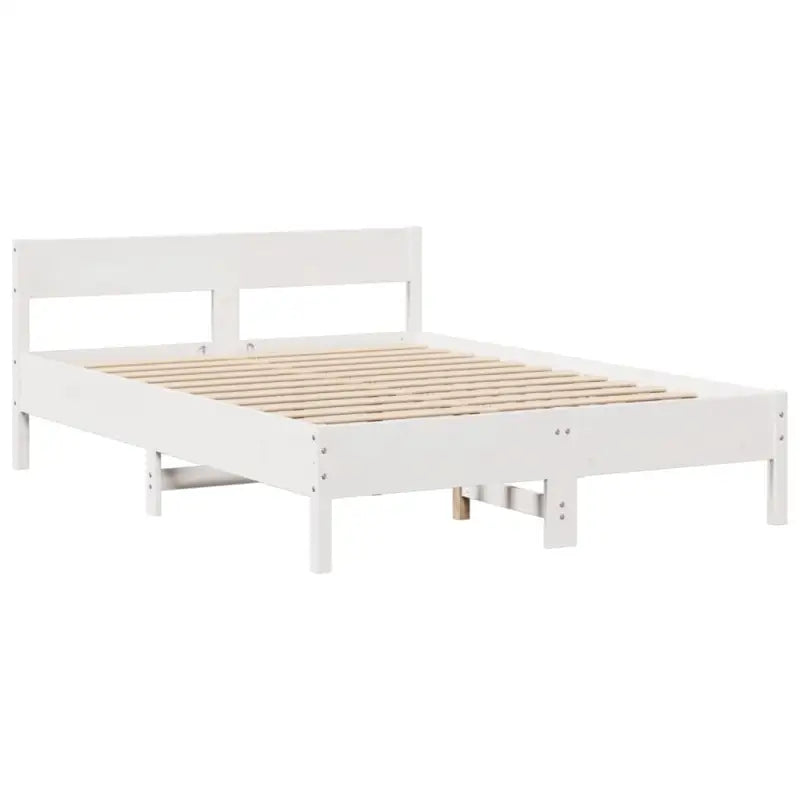 Boekenkastbed met massief grenenhout en ideale totale afmetingen - Bedden & bedframes
