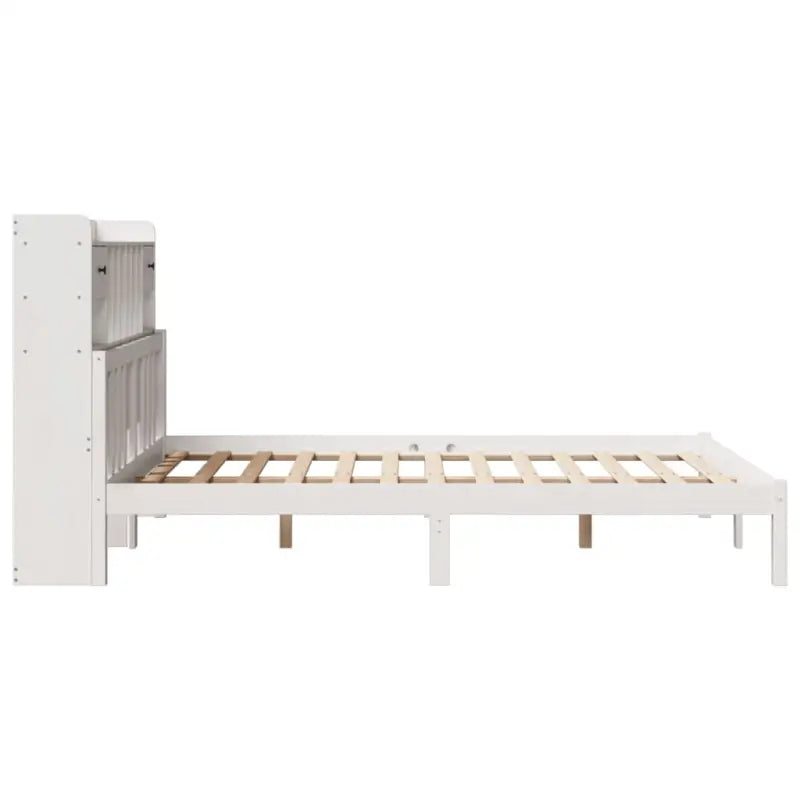Boekenkastbed met massief grenenhout en optimale totale afmetingen - Bedden & bedframes