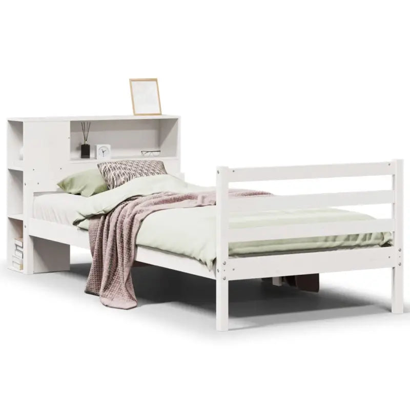Boekenkastbed van massief grenenhout met aantrekkelijke totale afmetingen - Bedden & bedframes