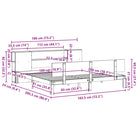 Boekenkastbed van massief grenenhout met aantrekkelijke totale afmetingen - Bedden & bedframes