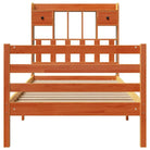 Boekenkastbed van massief grenenhout met comfortabele totale afmetingen - Bedden & bedframes