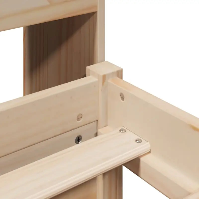 Boekenkastbed van massief grenenhout met duurzame totale afmetingen - Bedden & bedframes