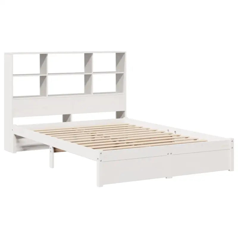 Boekenkastbed van massief Grenenhout met grote totale afmetingen - Bedden & bedframes