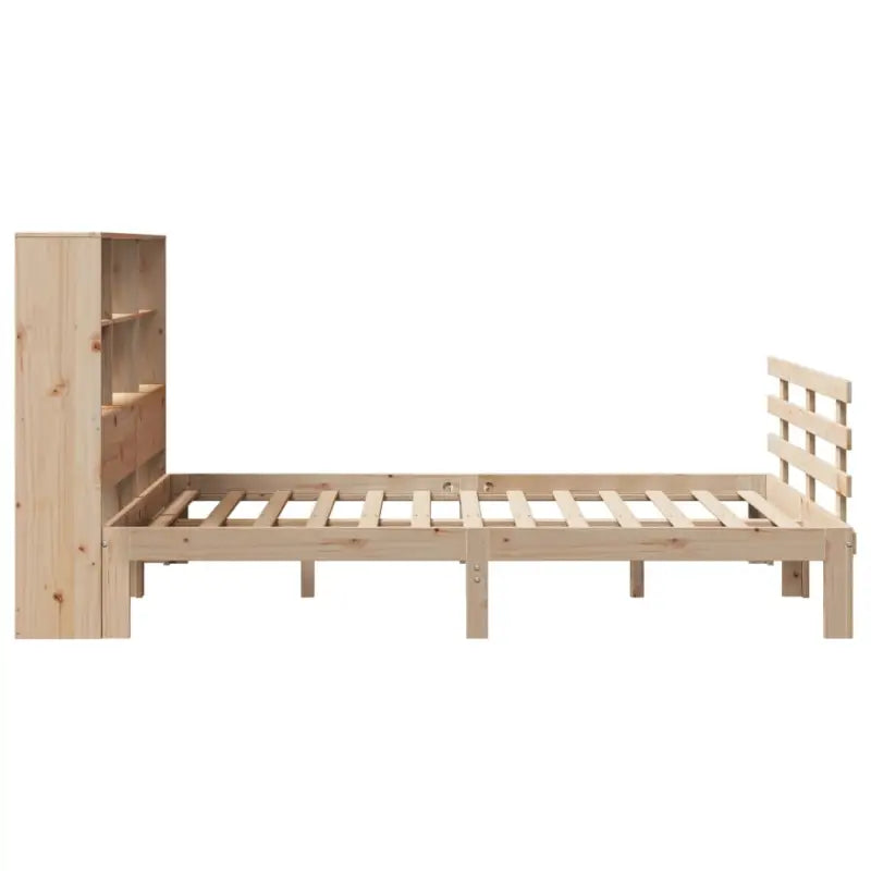 Boekenkastbed van massief grenenhout met ideale totale afmetingen - Bedden & bedframes