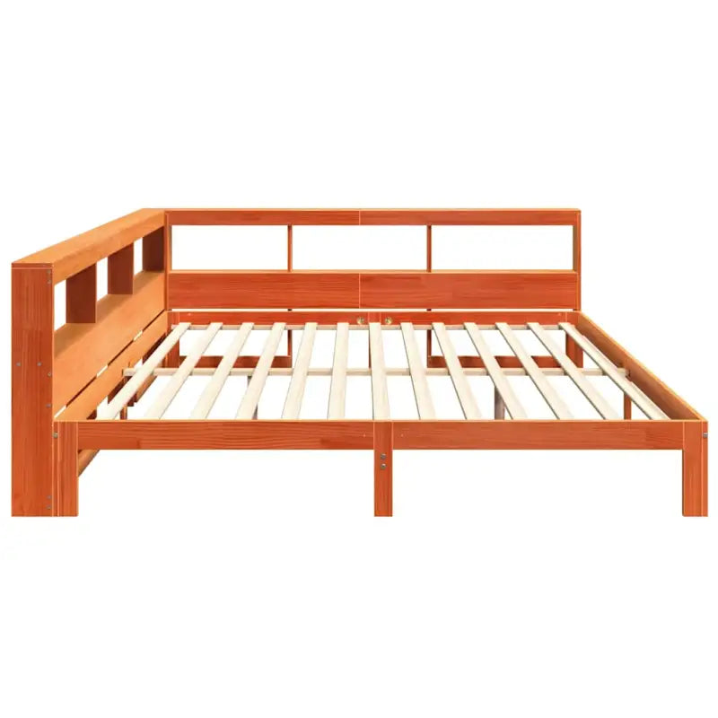 Boekenkastbed van massief grenenhout met ideale totale afmetingen - Bedden & bedframes