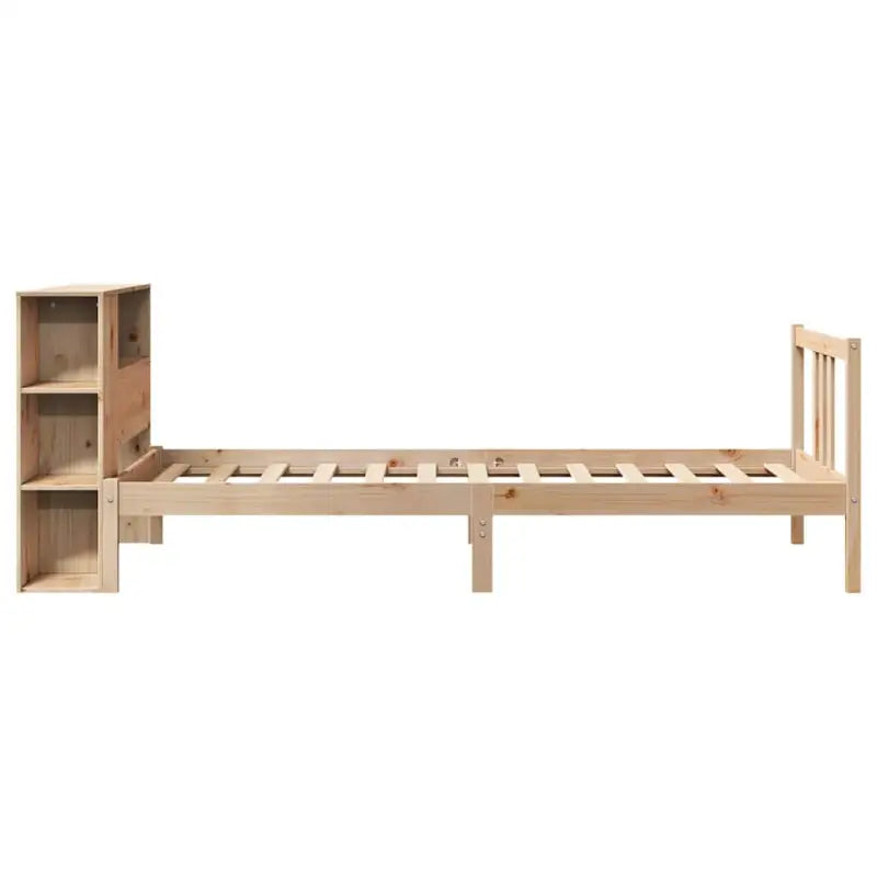 Boekenkastbed van massief grenenhout met ideale totale afmetingen - Bedden & bedframes