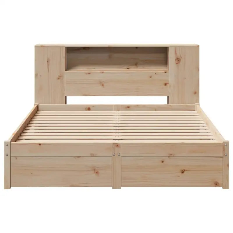 Boekenkastbed van massief grenenhout met ideale totale afmetingen - Bedden & bedframes