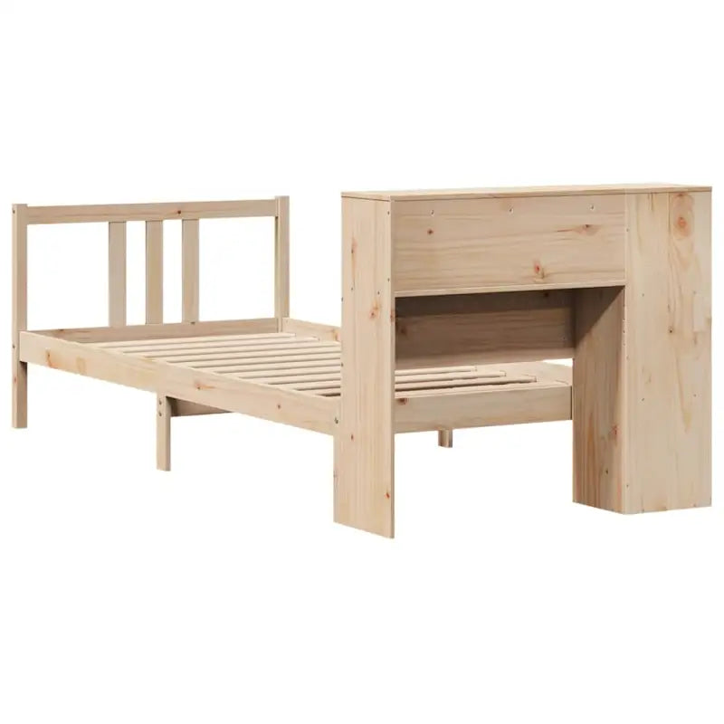 Boekenkastbed van massief grenenhout met ideale totale afmetingen - Bedden & bedframes