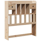 Boekenkastbed van massief grenenhout met ideale totale afmetingen - Bedden & bedframes