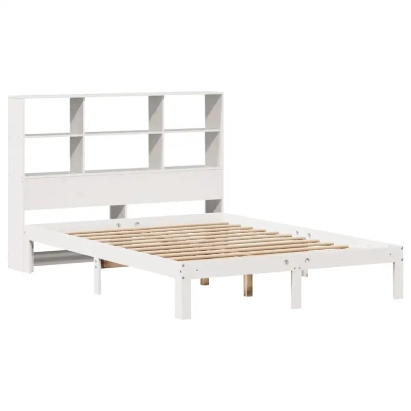 Boekenkastbed van massief grenenhout met ideale totale afmetingen - Bedden & bedframes