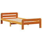 Boekenkastbed van massief grenenhout met ideale totale afmetingen - Bedden & bedframes