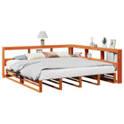 Boekenkastbed van massief grenenhout met ideale totale afmetingen - Bedden & bedframes