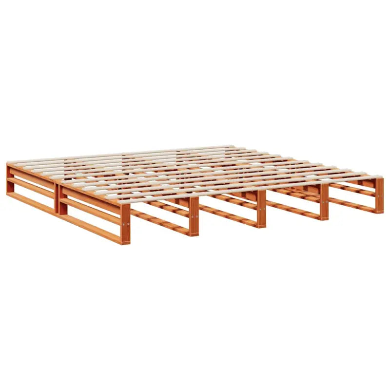 Boekenkastbed van massief grenenhout met ideale totale afmetingen - Bedden & bedframes