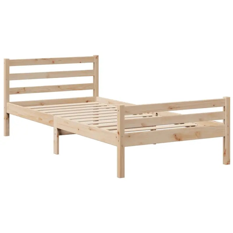 Boekenkastbed van massief grenenhout met ideale totale afmetingen - Bedden & bedframes