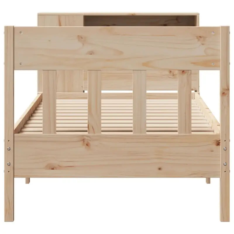 Boekenkastbed van massief grenenhout met ideale totale afmetingen - Bedden & bedframes