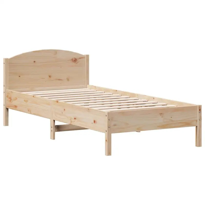 Boekenkastbed van massief grenenhout met ideale totale afmetingen - Bedden & bedframes