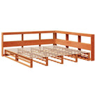 Boekenkastbed van massief grenenhout met ideale totale afmetingen - Bedden & bedframes