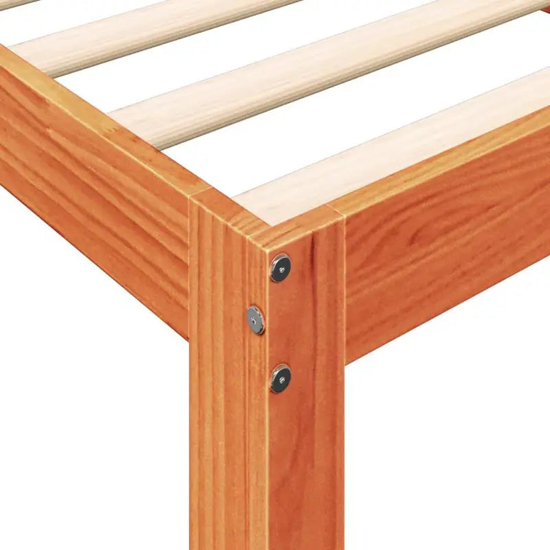 Boekenkastbed van massief grenenhout met ideale totale afmetingen - Bedden & bedframes