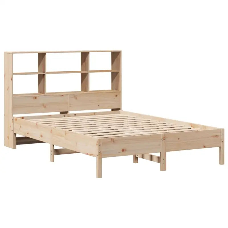 Boekenkastbed van massief grenenhout met ideale totale afmetingen - Bedden & bedframes