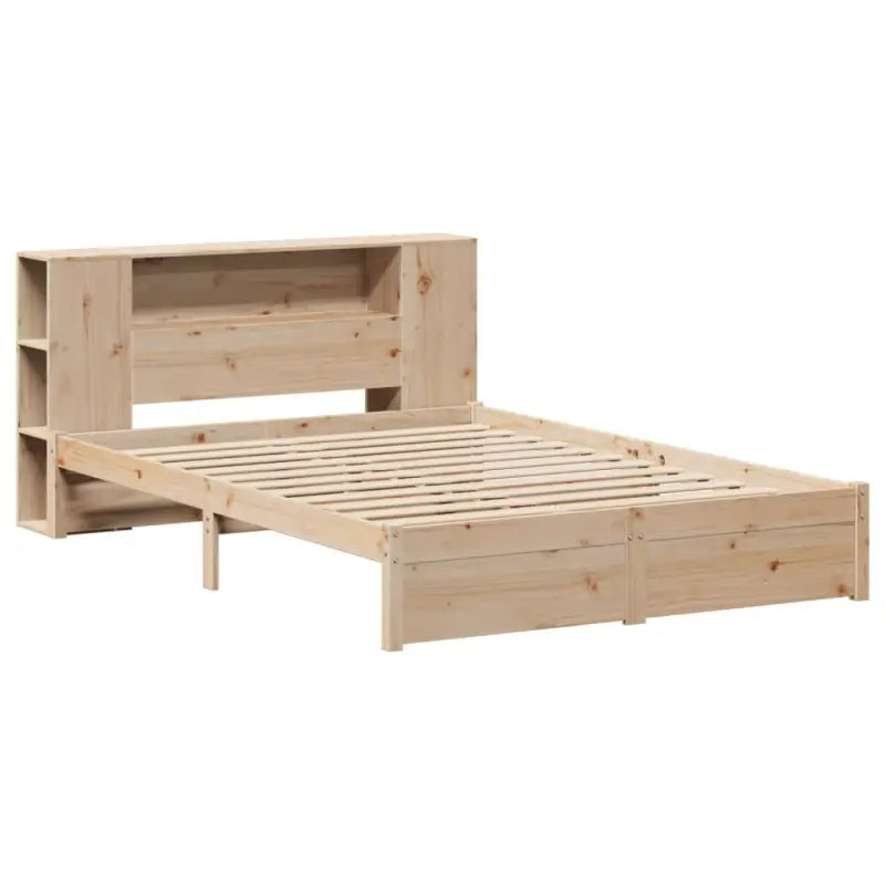 Boekenkastbed van massief grenenhout met ideale totale afmetingen - Bedden & bedframes