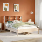 Boekenkastbed van massief grenenhout met ideale totale afmetingen - Naturel / 150 x 200 cm - Bedden & bedframes