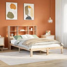 Boekenkastbed van massief grenenhout met ideale totale afmetingen - Naturel / 150 x 200 cm - Bedden & bedframes