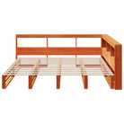 Boekenkastbed van massief grenenhout met ideale totale afmetingen - Bedden & bedframes