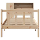 Boekenkastbed van massief grenenhout met optimale totale afmetingen - Bedden & bedframes