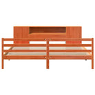 Boekenkastbed van massief grenenhout met optimale totale afmetingen - Bedden & bedframes