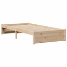 Boekenkastbed van massief grenenhout met optimale totale afmetingen - Bedden & bedframes