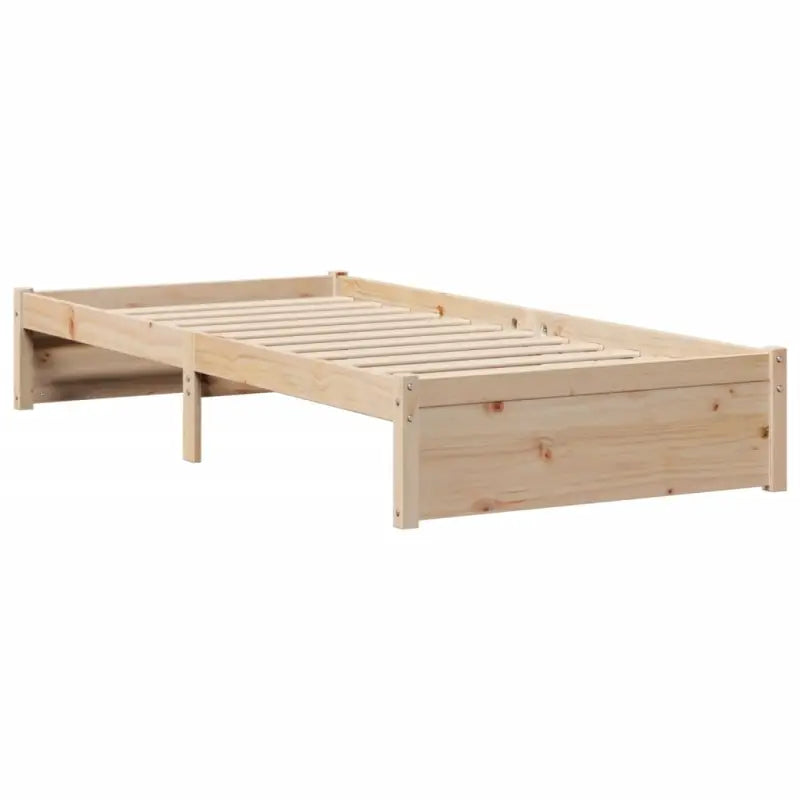 Boekenkastbed van massief grenenhout met optimale totale afmetingen - Bedden & bedframes