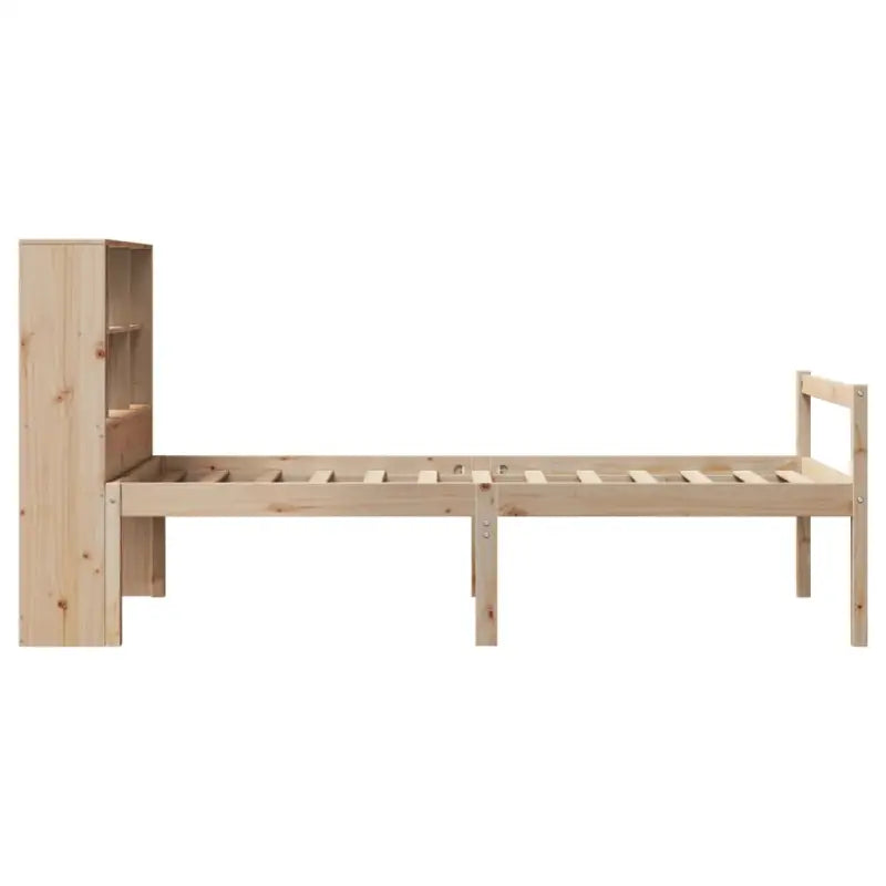 Boekenkastbed van massief grenenhout met optimale totale afmetingen - Bedden & bedframes