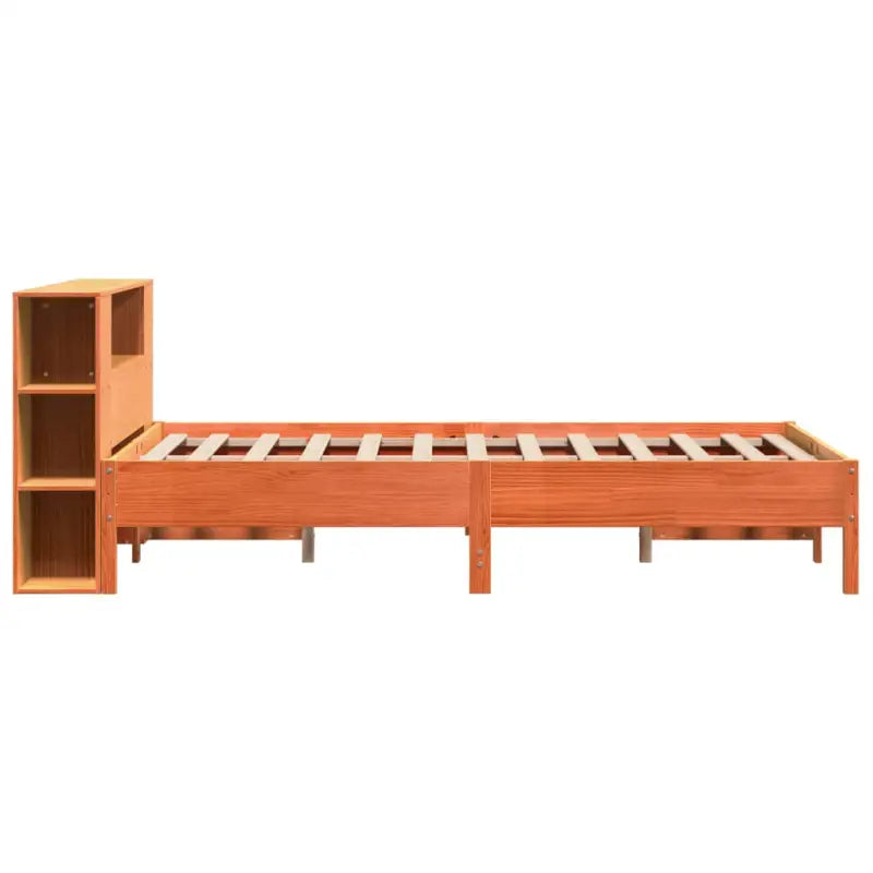 Boekenkastbed van massief grenenhout met optimale totale afmetingen - Bedden & bedframes