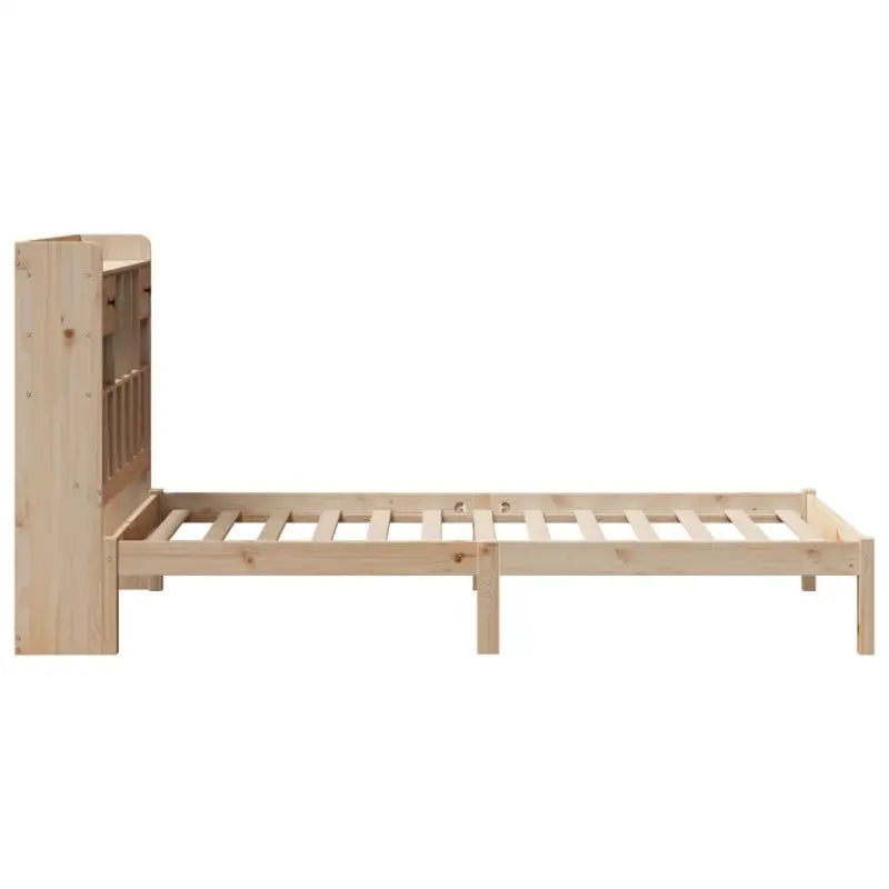 Boekenkastbed van massief grenenhout met optimale totale afmetingen - Bedden & bedframes