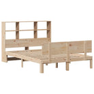 Boekenkastbed van massief grenenhout met optimale totale afmetingen - Bedden & bedframes