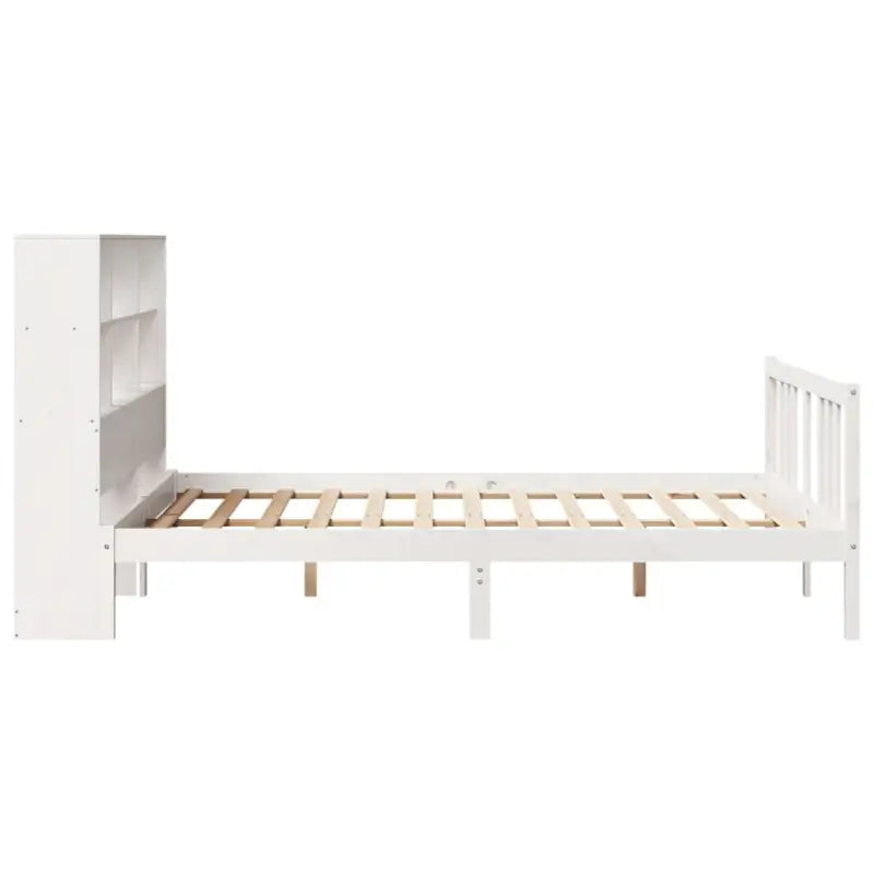 Boekenkastbed van massief grenenhout met optimale totale afmetingen - Bedden & bedframes