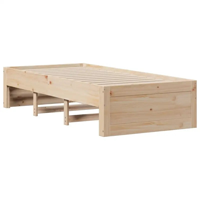 Boekenkastbed van massief grenenhout met optimale totale afmetingen - Bedden & bedframes